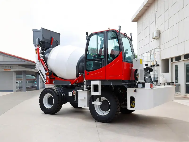Self-Loading Concrete Mixer Truck