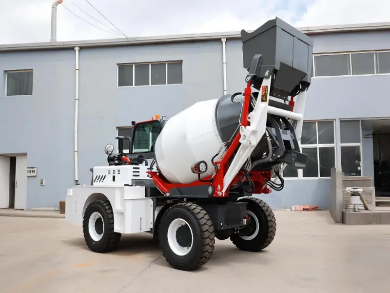 Self-Loading Concrete Mixer Truck