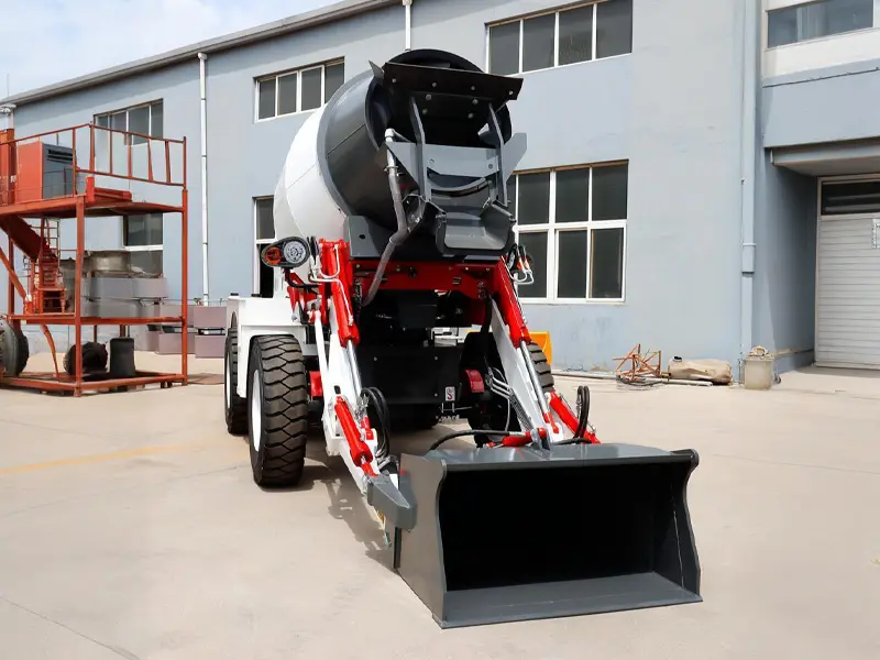 Self-Loading Concrete Mixer Truck