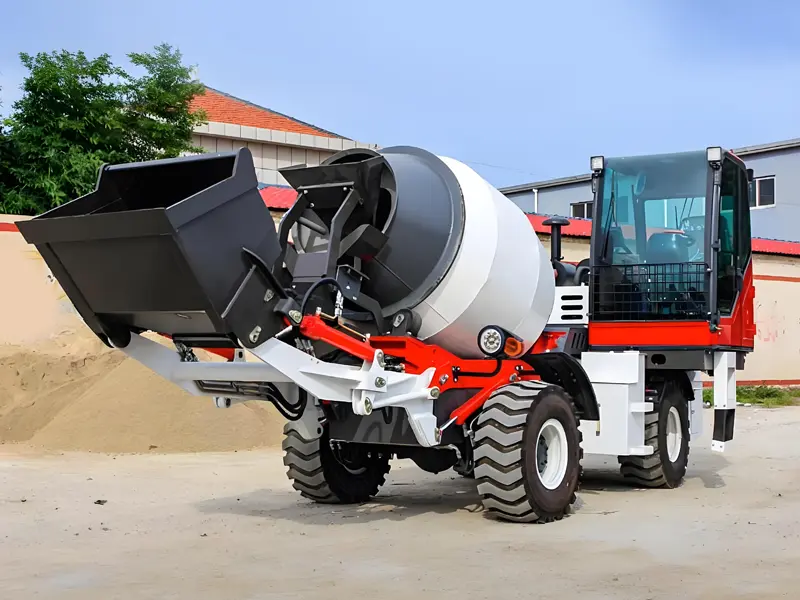 Self-Loading Concrete Mixer Truck