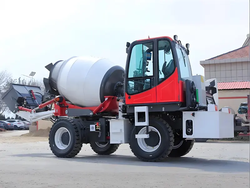 Self-Loading Concrete Mixer Truck
