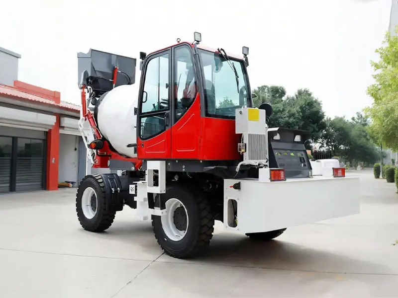 Self-Loading Concrete Mixer Truck