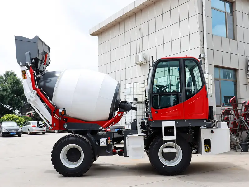 Self-Loading Concrete Mixer Truck