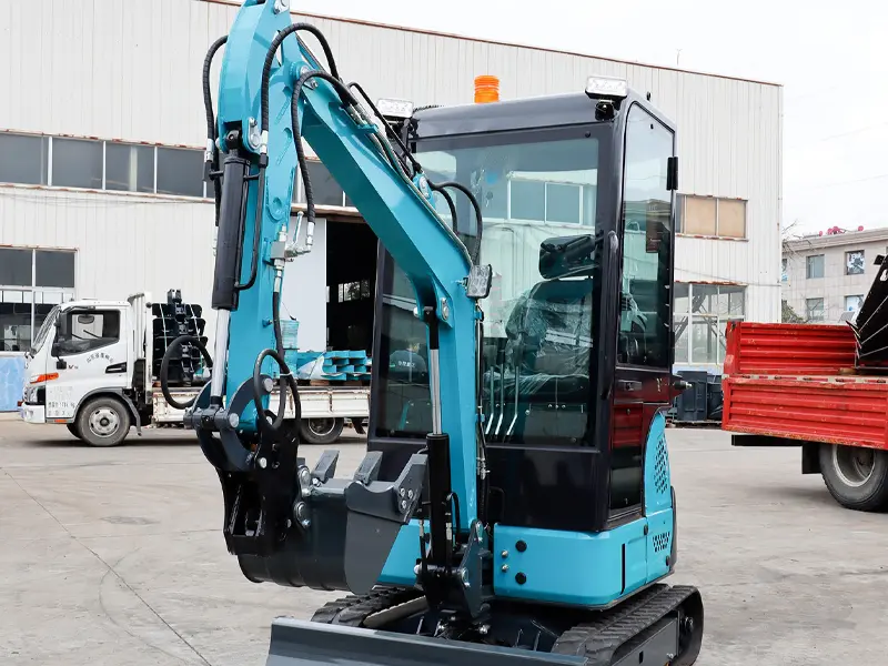 mini excavator operation