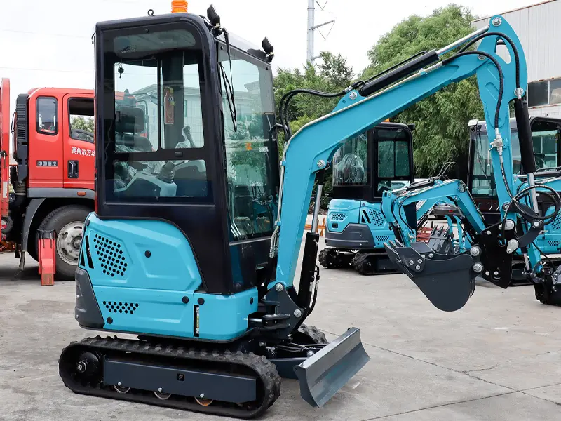 mini excavator operation