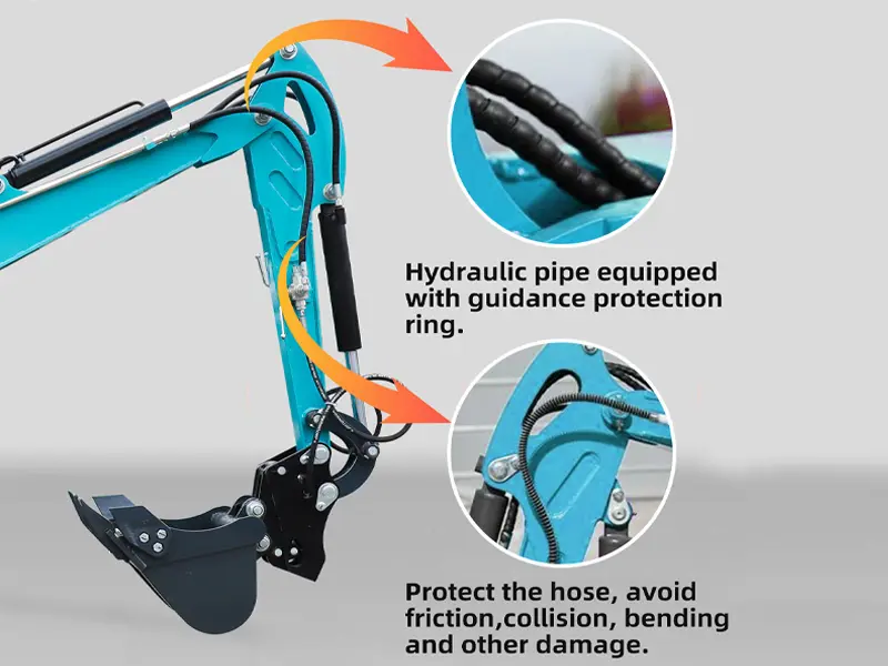 mini excavator operation