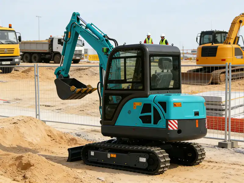 compact excavator for construction