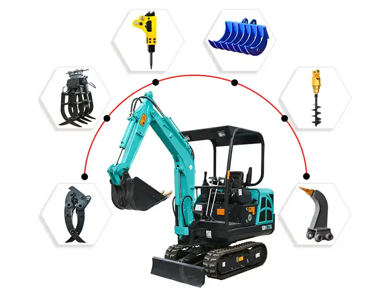 compact excavator attachments
