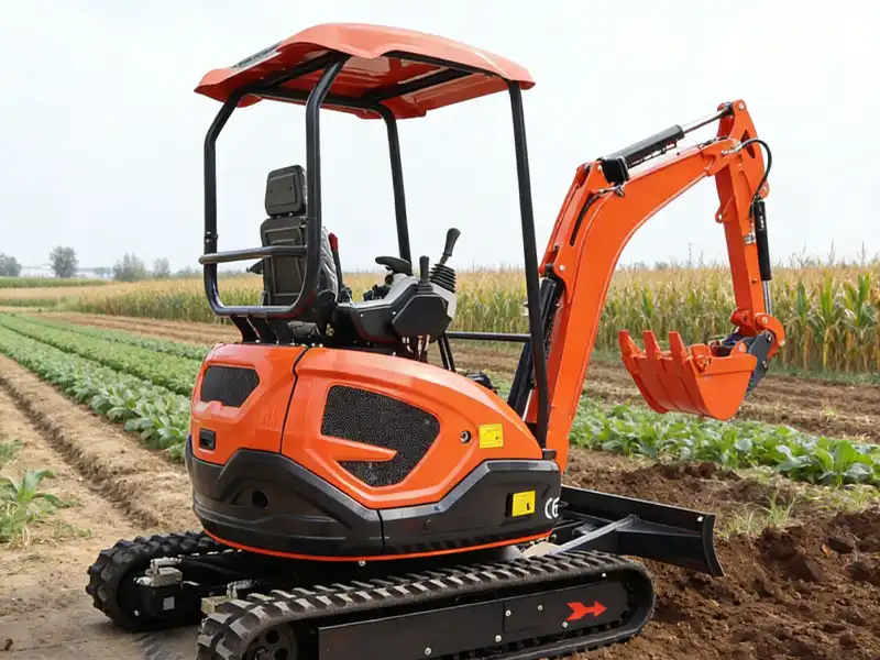 mini excavator tracks for farm use