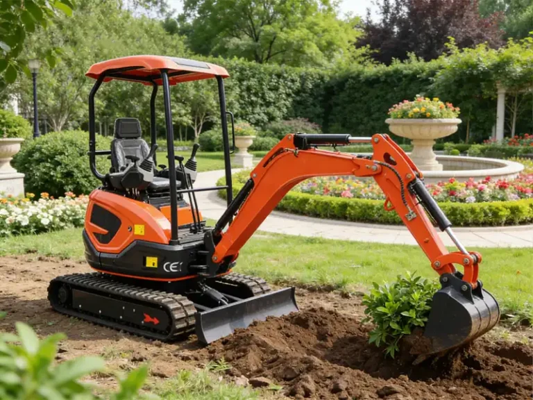 mini track excavators for landscaping