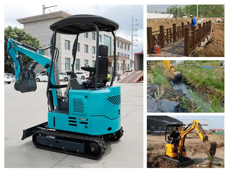 mini excavator uses
