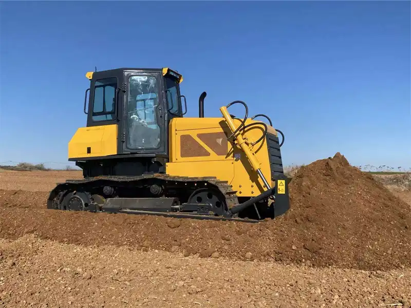 crawler bulldozer for construction